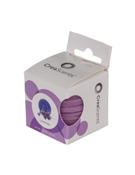 Αρωματικό κερί για αρωματιστή με άρωμα «Λεβάντα», σετ 6 τμχ σε κουτί