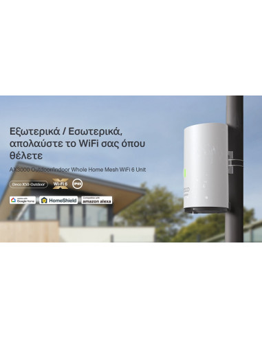 TP-LINK Whole Home Mesh Deco X50-Outdoor AX3000 Dual-Band Wi-Fi 6, Ver.1