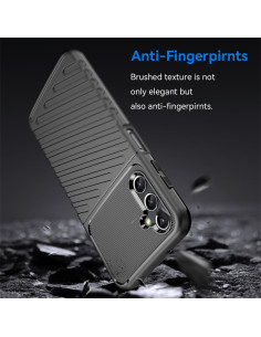 POWERTECH Θήκη Thunder MOB-1834 για Samsung A73 5G, μαύρη