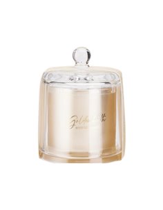 Αρωματικό κερί με γυάλινο κάλυμμα Golden Birch 9×8εκ.