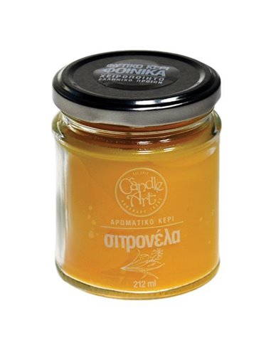 Αρωματικό κερί, 212 ml,  με αιθέρια έλαια σιτρονέλας