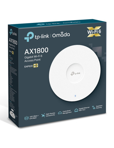 TP-LINK access point EAP620 HD, AX1800, WiFi 6, ceiling mount, Ver. 3.2