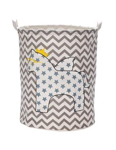 Καλάθι αποθήκευσης ή απλύτων "Πήγασος-Αστέρια", Υ48εκ. Ø45εκ.