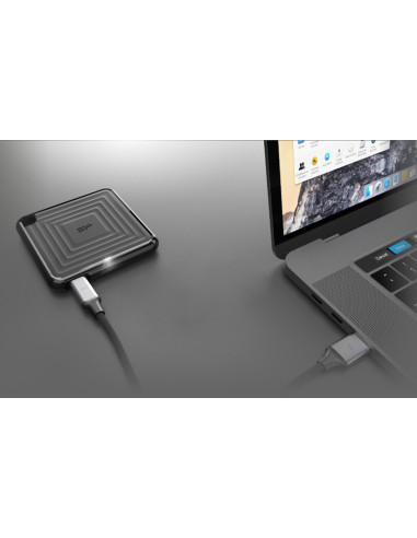 SILICON POWER εξωτερικός SSD PC60, 1TB, USB 3.2, 540-500MB/s, μαύρος