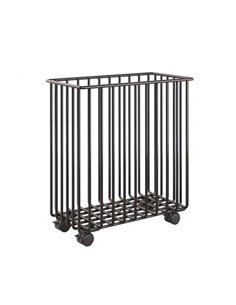 Καλάθι αποθήκευσης μαύρο Υ44x40x20,5εκ.