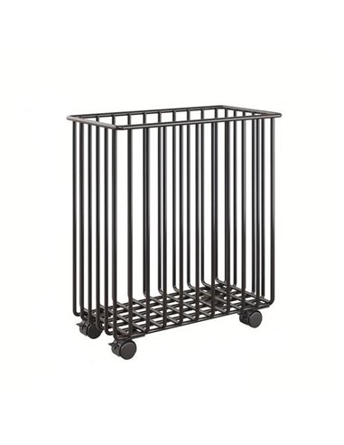 Καλάθι αποθήκευσης μαύρο Υ44x40x20,5εκ.