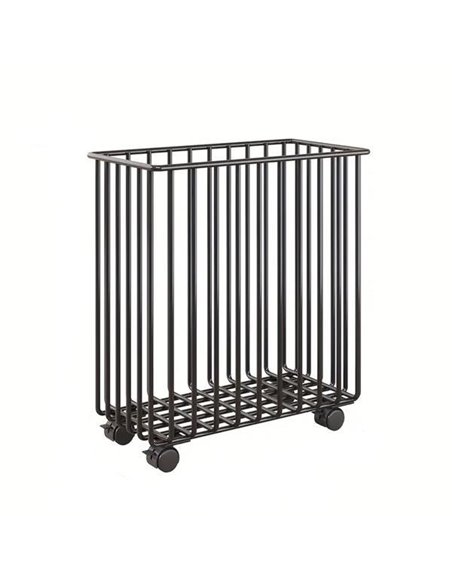 Καλάθι αποθήκευσης μαύρο Υ44x40x20,5εκ.