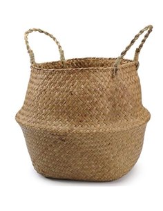 Ψάθινο καλάθι Υ35εκ. Ø 28εκ.(το άνοιγμα)