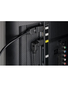 GOOBAY καλώδιο HDMI 61289 με Ethernet, 360°, 4K/60Hz, 18 Gbps, 3m, μαύρο