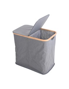 Καλάθι απλύτων γκρι Υ51x53x33εκ.