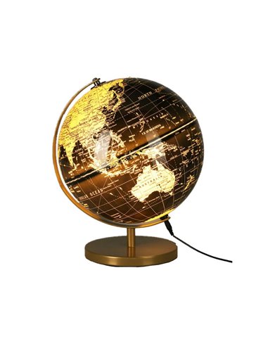 Υδρόγειος σφαίρα διακοσμητική LED 26×23×Υ31εκ