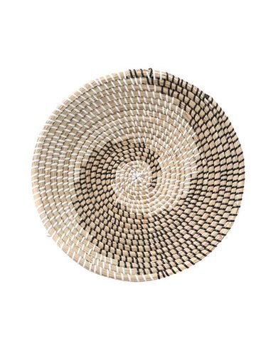 Πιατέλα διακοσμητική Tortilla Black and White Ø35x9εκ.