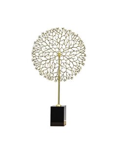 Επιτραπέζιο διακοσμητικό "Dandelion", μεταλλικό, 28x51εκ.