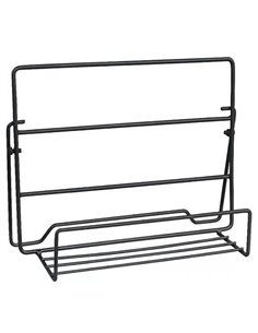 Σταντ κοσμημάτων μεταλλικό μαύρο 27x9xY20εκ.