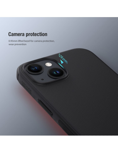 NILLKIN θήκη Super Frosted Shield Pro για iPhone 15 Plus, μαύρη