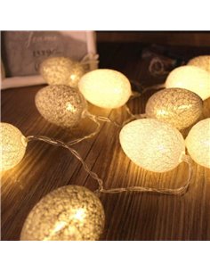 Διακοσμητική αλυσίδα 10 Led φωτάκια 4x6εκ.