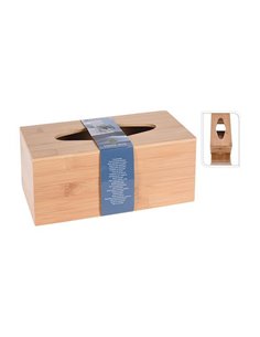 Θήκη για xαρτομάντηλα από bamboo 24,5x11,6x10,5εκ.