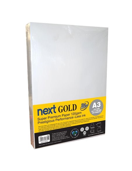 Next Gold A3 500 φύλλα premium copy paper 120γρ.