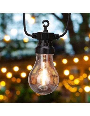 Διακοσμητική αλυσίδα 10 Led φωτάκια 4,5x6εκ.