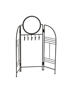 Βάση οργάνωσης κοσμημάτων με καθρέφτη μαύρη 33x4xΥ31,5εκ