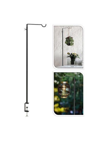 Μεταλλική κρεμάστρα για διακόσμηση τραπεζιού, μαύρη 90εκ.