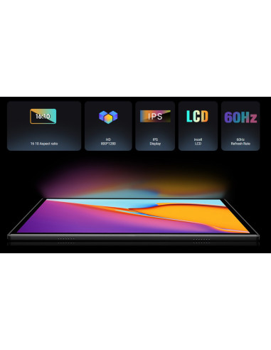 CHUWI tablet Hi10 XPro, 10.1" HD, 4/128GB, 4G, 7000mAh, Android 13, γκρι