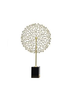 Επιτραπέζιο διακοσμητικό "Dandelion", μεταλλικό, 22x39εκ.