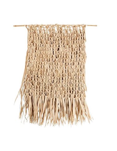 Ψάθινο διακοσμητικό τοίχου boho 70x98εκ.