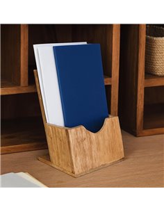 Προσπεκτοθήκη Nextdeco Tribeca ανακυκλωμένο ξύλο teak Y20x10x17εκ.