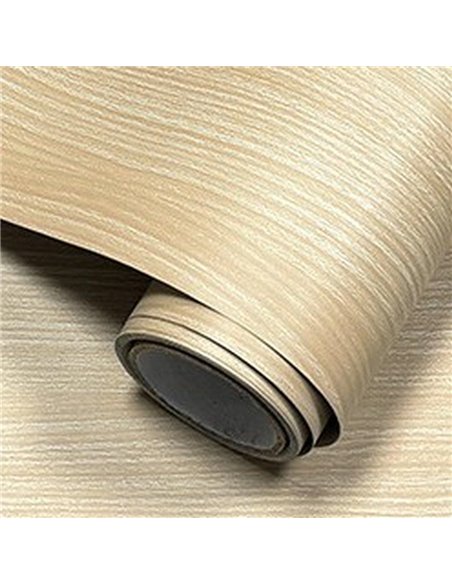 Αυτοκόλλητο διακοσμητικό ρολό με όψη ανοιχτό ξύλο 60x300εκ.