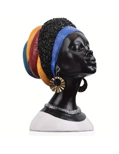 Διακοσμητικό African Lady, Υ23,5x16,5x20εκ.