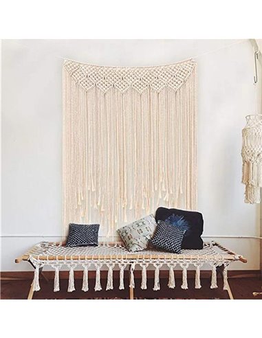 Επιτοίχιο διακόσμητικό μακραμέ XL 100x105εκ.