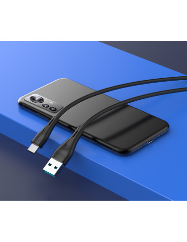 CELEBRAT καλώδιο USB-C σε USB CB-18T, 15W 3A, 480Mbps, 1m, μαύρο