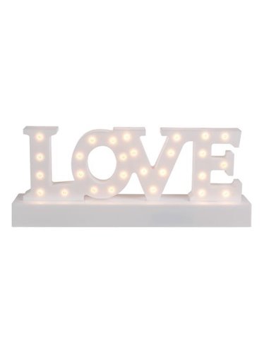 Φωτιστικό-πινακίδα «Love» με 27 led Y13,1x31,2x6,5εκ.