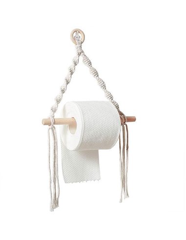 Κρεμαστό επιτοίχιο μακραμέ 25x20εκ.