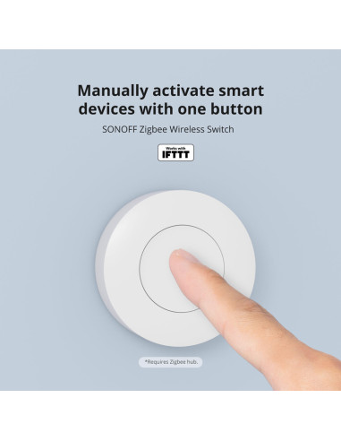 SONOFF smart διακόπτης SNZB-01P, μπαταρίας, Zigbee