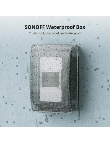 SONOFF θήκη για smart διακόπτες BOX-R2, αδιάβροχη, διάφανη