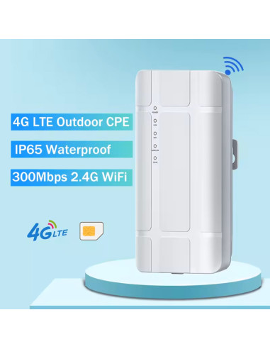 SUNCOMM outdoor 4G LTE CPE QC300K, 300Mbps Wi-Fi, 100Mbps LAN, IP65