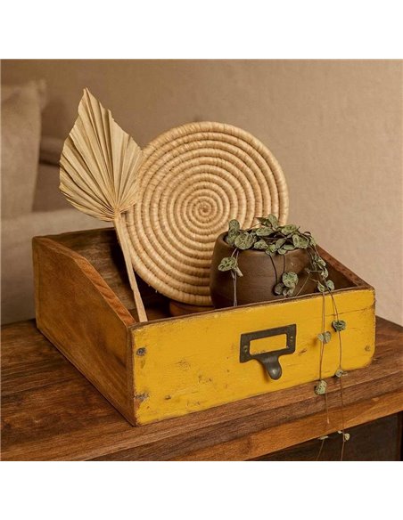 Κουτί Α4 Nextdeco Tribeca ανακυκλωμένο ξύλο teak Y12x33x24εκ.