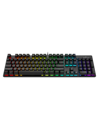 POWERTECH gaming μηχανικό πληκτρολόγιο PT-1254, ενσύρματο, RGB, μαύρο