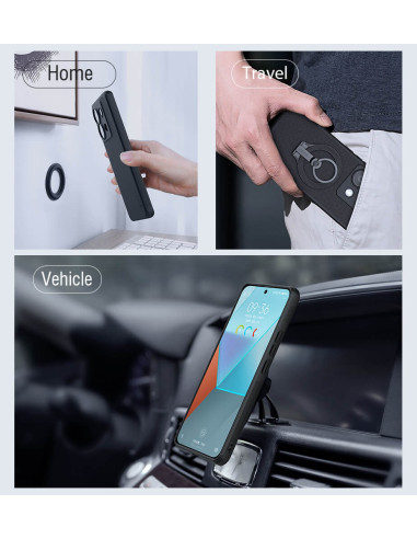 NILLKIN θήκη Super Frosted Shield Magnetic, Xiaomi Note 13 Pro 5G, μαύρη