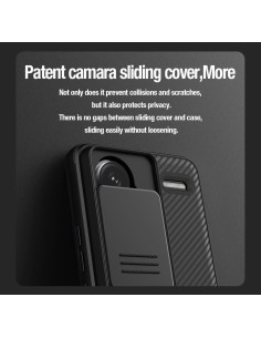 NILLKIN θήκη CamShield Pro για Xiaomi Redmi Note 13 Pro Plus, μαύρη