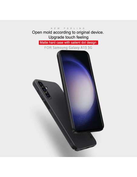 NILLKIN θήκη Super Frosted Shield για Samsung Galaxy A15 5G, μπλε