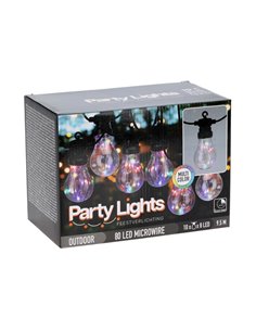 Διακοσμητική αλυσίδα 10 χρωματιστά φωτάκια