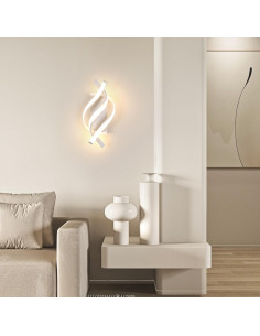 POWERTECH LED φωτιστικό τοίχου HLL-0168, 12W, 4000K, 960lm, λευκό