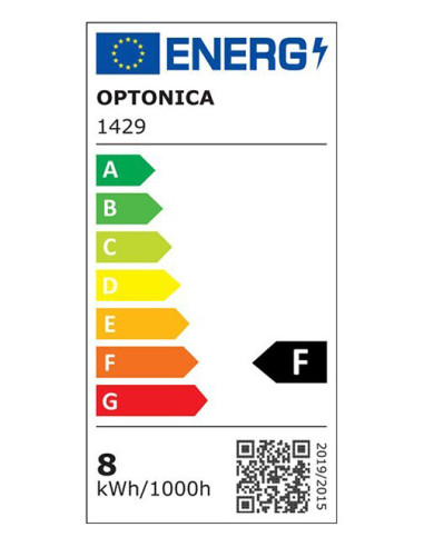 OPTONICA LED λάμπα candle C37 1429, 8W, 4500K, 710lm, E14