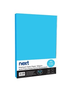 Χαρτόνι φωτοαντιγραφικό μπλε Α4 100 φύλλα 160γρ