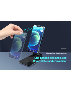 CELEBRAT βάση smartphone/tablet HC-18, foldable, μαύρη