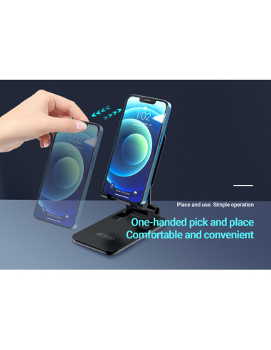 CELEBRAT βάση smartphone/tablet HC-18, foldable, μαύρη