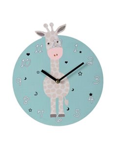 Ρολόι τοίχου "Καμηλοπάρδαλη" Ø26εκ.